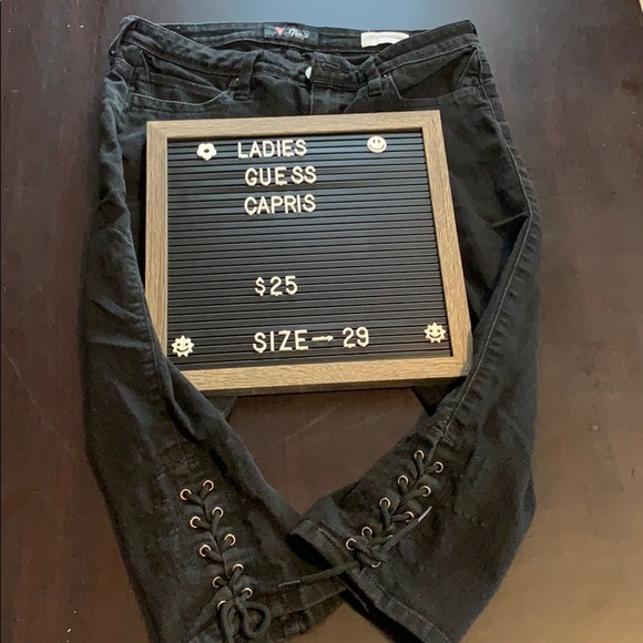 Ladies Guess jegging capris - Picture 1 of 9